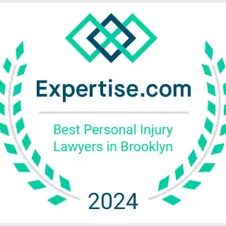 Expertise.com award badge: Best Personal Injury Lawyers in Brooklyn, 2024